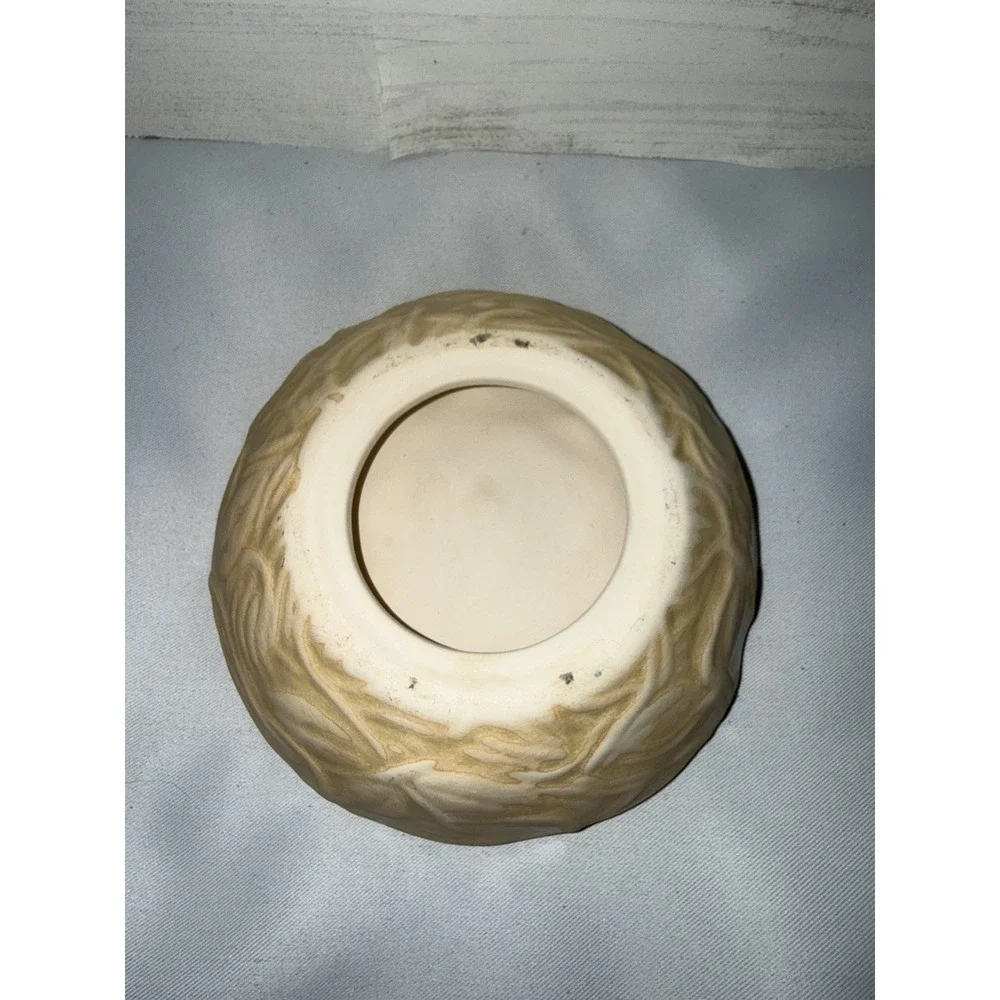 Ceramic Spaghetti Noodle , Twig‎ Nest Soap Dish Plant Holder Vtg